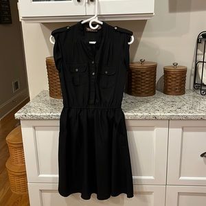 Speed control size small black dress